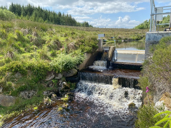 Coanda screen intake run of river hydro